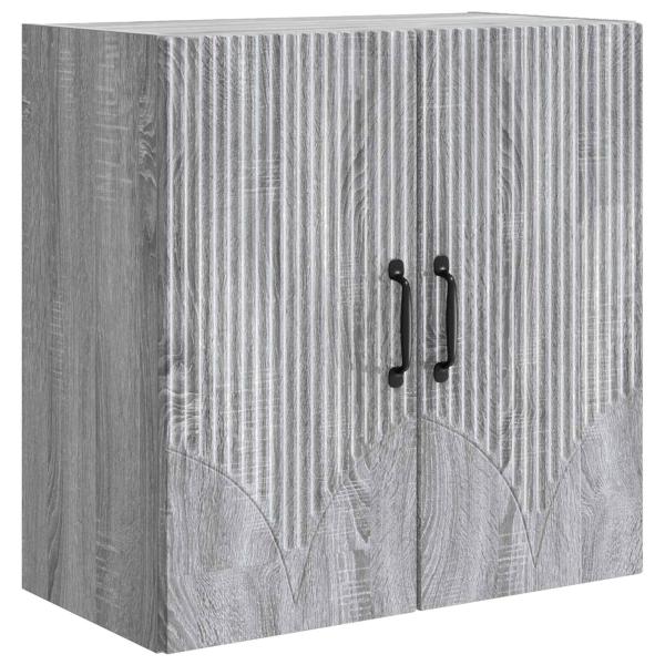 Wandschrank 59 x 31 x 60 cm Holzwerkstoff Sonoma-Grau