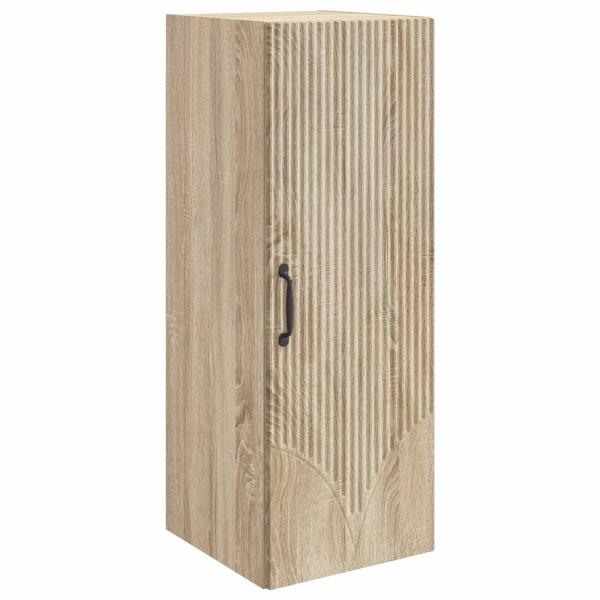 Wandschrank 33 x 34,5 x 90 cm Holzwerkstoff Sonoma-Eiche