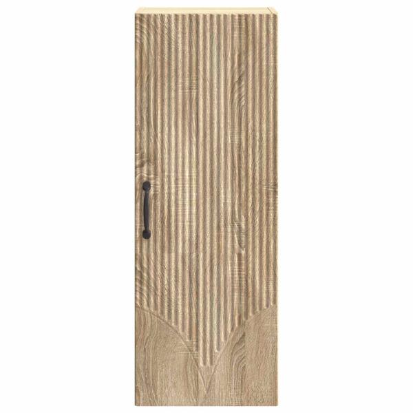 Wandschrank 33 x 34,5 x 90 cm Holzwerkstoff Sonoma-Eiche