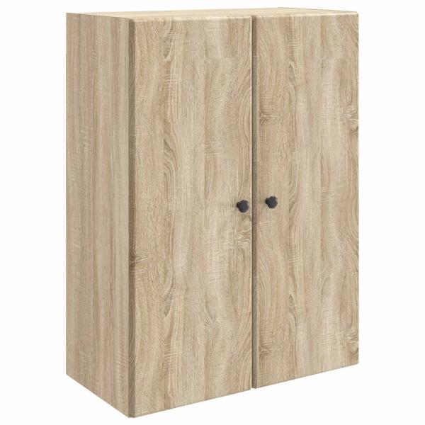 Wandschrank 66 x 34,5 x 90 cm Holzwerkstoff Sonoma-Eiche