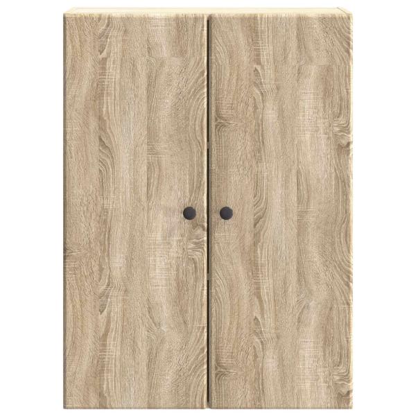 Wandschrank 66 x 34,5 x 90 cm Holzwerkstoff Sonoma-Eiche
