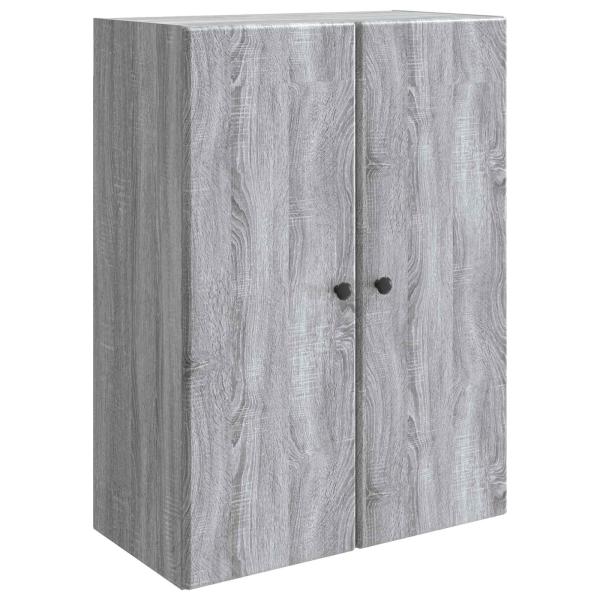 Wandschrank 66 x 34,5 x 90 cm Holzwerkstoff Sonoma-Grau