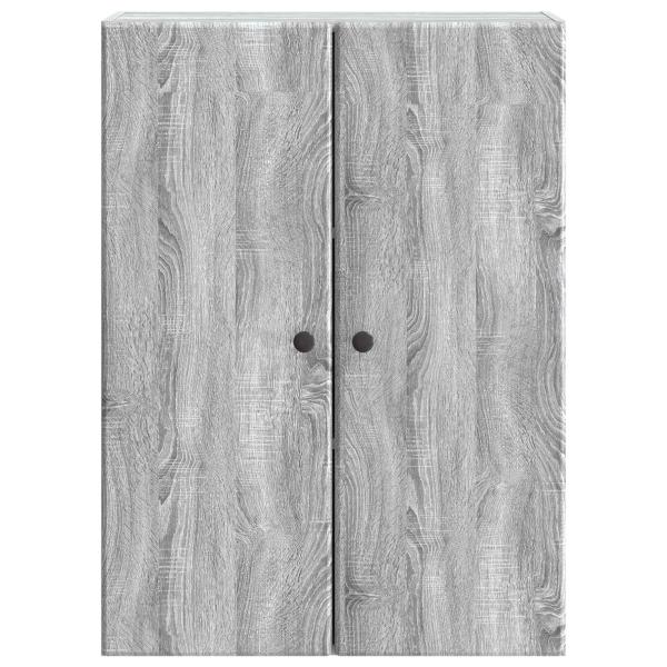 Wandschrank 66 x 34,5 x 90 cm Holzwerkstoff Sonoma-Grau