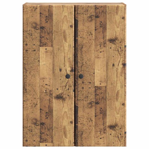 Wandschrank 66 x 34,5 x 90 cm Holzwerkstoff Altholz