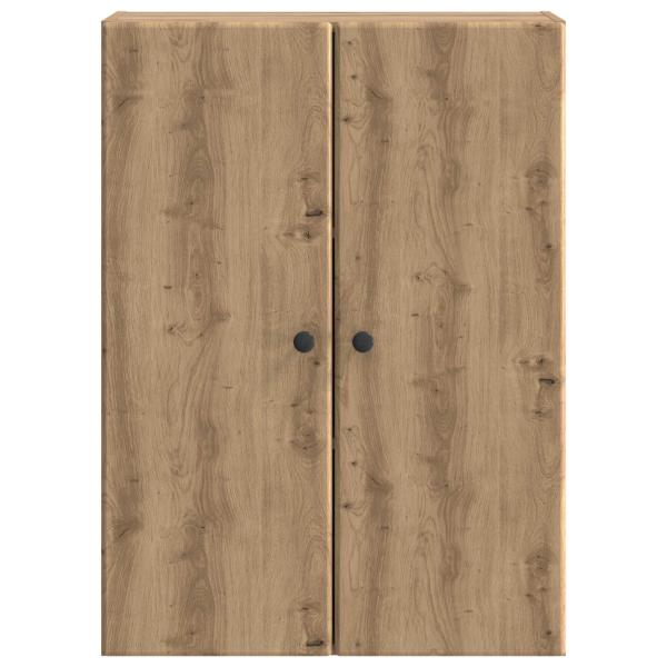 Wandschrank 66 x 34,5 x 90 cm Holzwerkstoff Artisan-Eiche