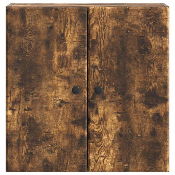 Wandschrank 59 x 31 x 60 cm Holzwerkstoff Räuchereiche