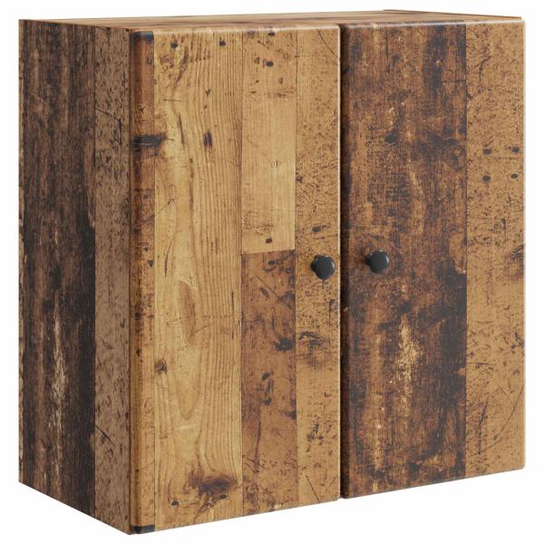 Wandschrank 59 x 31 x 60 cm Holzwerkstoff Altholz