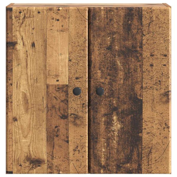 Wandschrank 59 x 31 x 60 cm Holzwerkstoff Altholz
