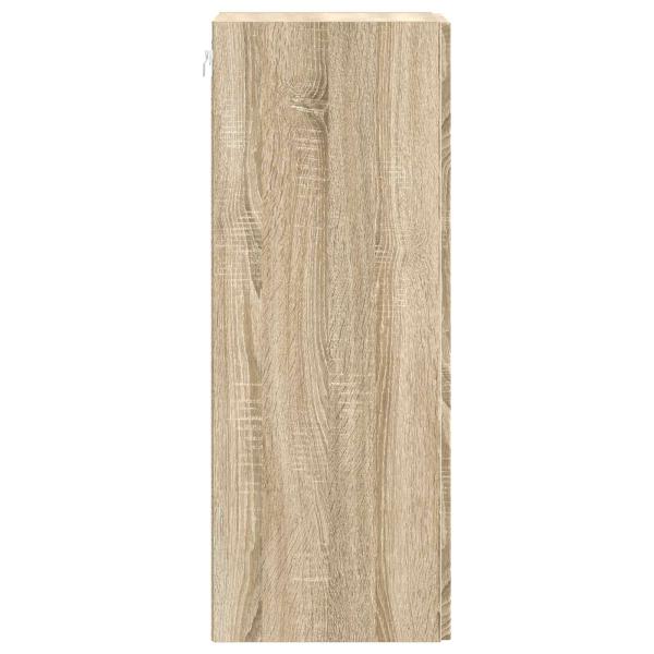 Wandschrank 33 x 34,5 x 90 cm Holzwerkstoff Sonoma-Eiche