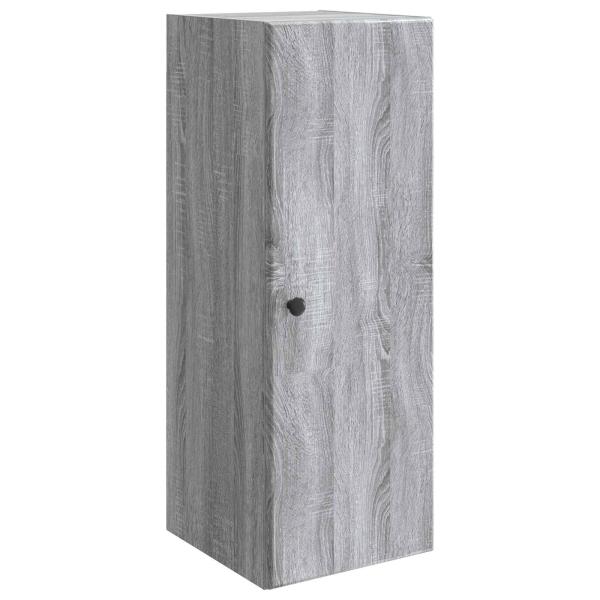 Wandschrank 33 x 34,5 x 90 cm Holzwerkstoff Sonoma-Grau
