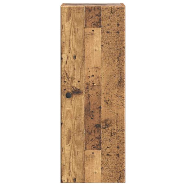 Wandschrank 33 x 34,5 x 90 cm Holzwerkstoff Altholz