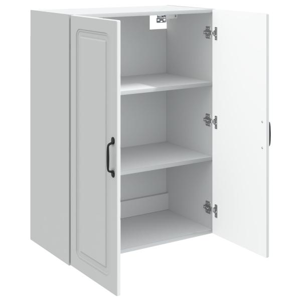 Wandschrank 66 x 34,5 x 90 cm Holzwerkstoff Weiß