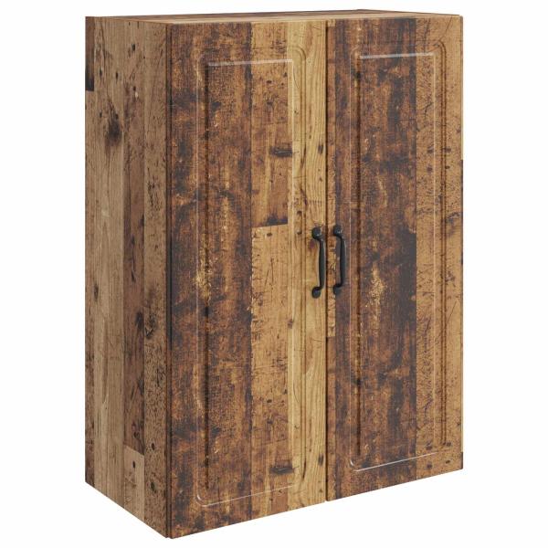 Wandschrank 66 x 34,5 x 90 cm Holzwerkstoff Altholz