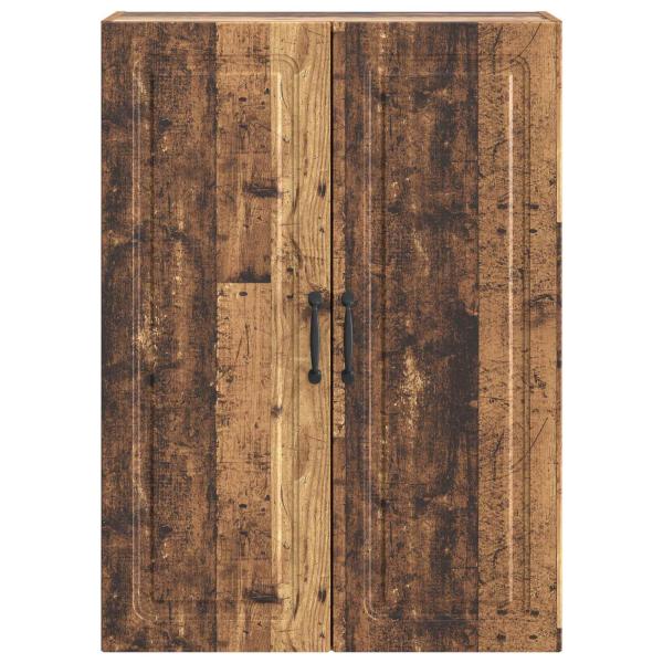 Wandschrank 66 x 34,5 x 90 cm Holzwerkstoff Altholz