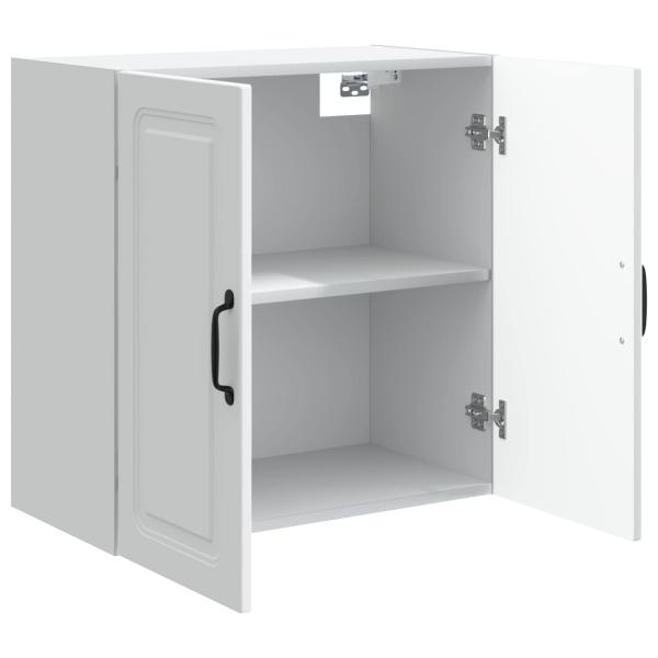 Wandschrank 59 x 31 x 60 cm Holzwerkstoff Weiß