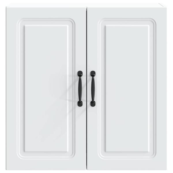 Wandschrank 59 x 31 x 60 cm Holzwerkstoff Weiß