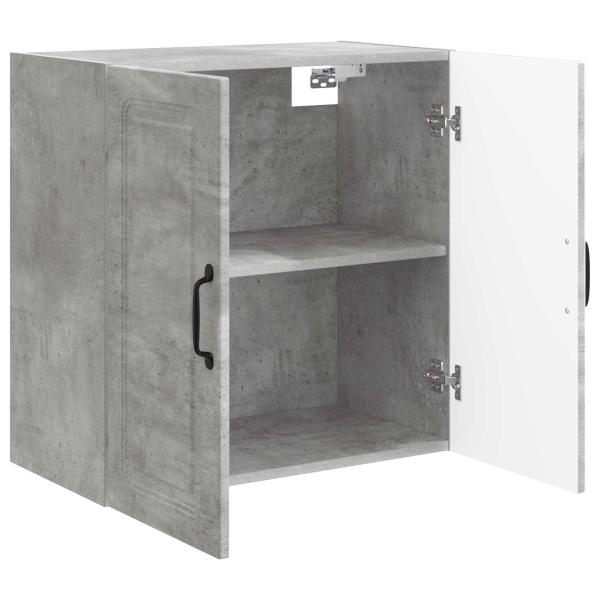Wandschrank 59 x 31 x 60 cm Holzwerkstoff Betongrau