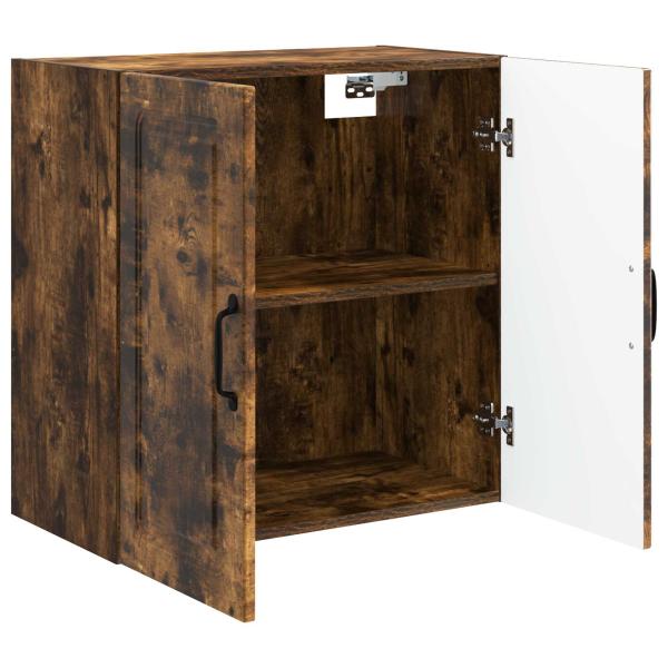 Wandschrank 59 x 31 x 60 cm Holzwerkstoff Räuchereiche