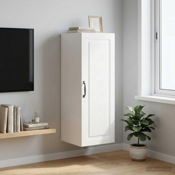 ARDEBO.de - Wandschrank 33 x 34,5 x 90 cm Holzwerkstoff Wei?