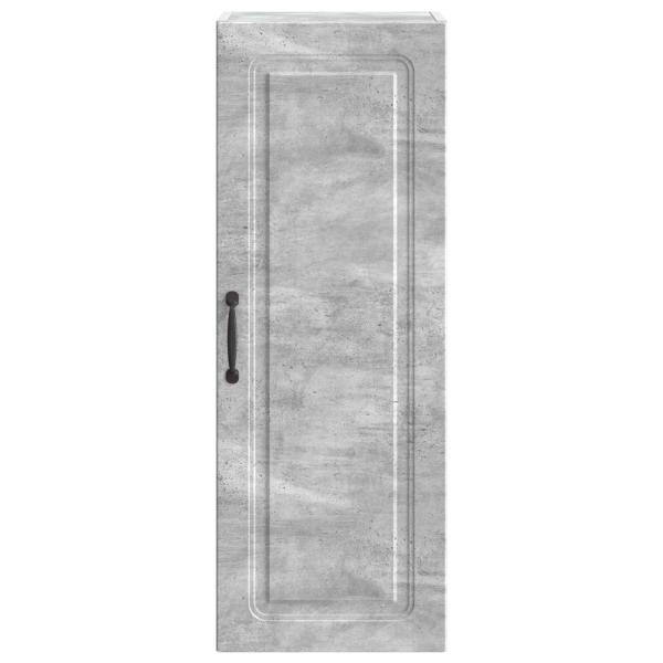 Wandschrank 33 x 34,5 x 90 cm Holzwerkstoff Betongrau