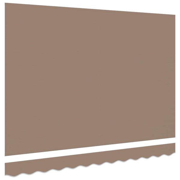 Ersatzbespannung für Markise 3,5x2,5 m Taupe Polyester