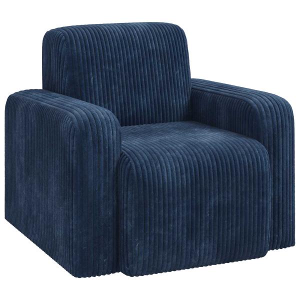 Sessel Marineblau Cord