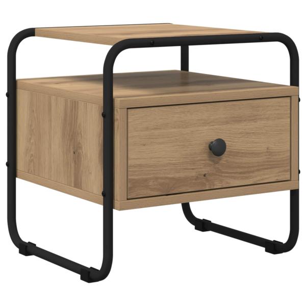 ARDEBO.de - Nachttisch Artisan-Eiche 40 x 39,5 x 40 cm Holzwerkstoff