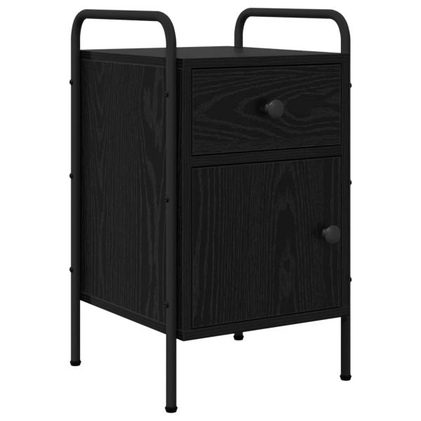 Nachttisch 2 Stk. Schwarze Eiche 35 x 36,5 x 61 cm