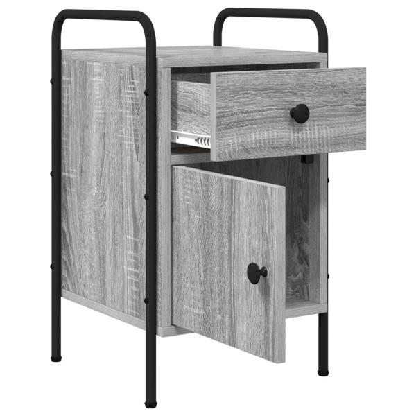 Nachttisch Grau Sonoma 35 x 36,5 x 61 cm Holzwerkstoff