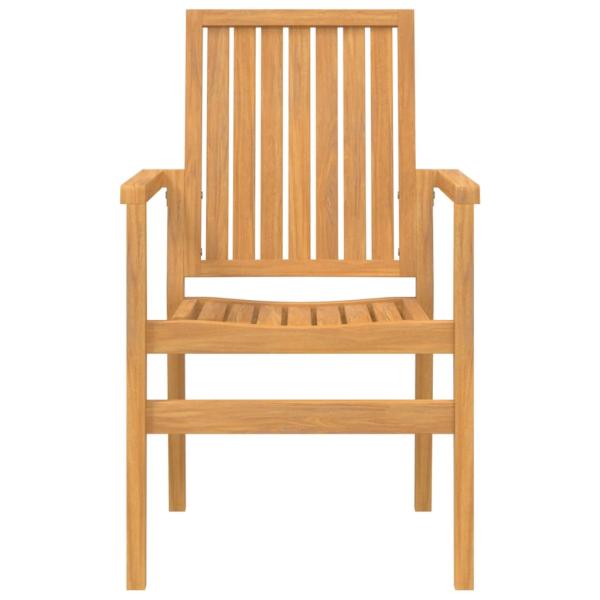 9-tlg. Garten-Essgruppe Massivholz Teak