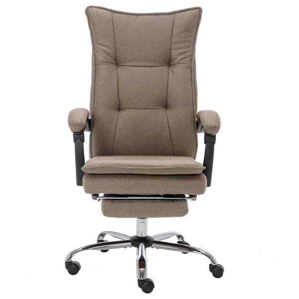 Bürostuhl Taupe Stoff