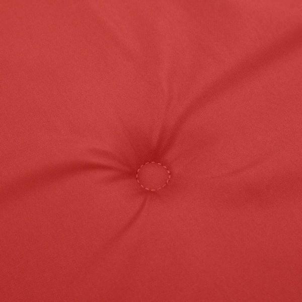 Gartenbank-Auflage Rot 100x50x3 cm Oxford-Gewebe