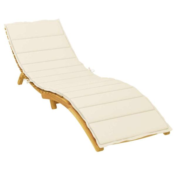 Sonnenliegen-Auflagen Oxford Stoff (100% Polyester) Creme