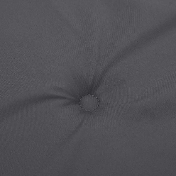 Liegestuhl-Auflage Anthrazit (75+105)x50x4 cm