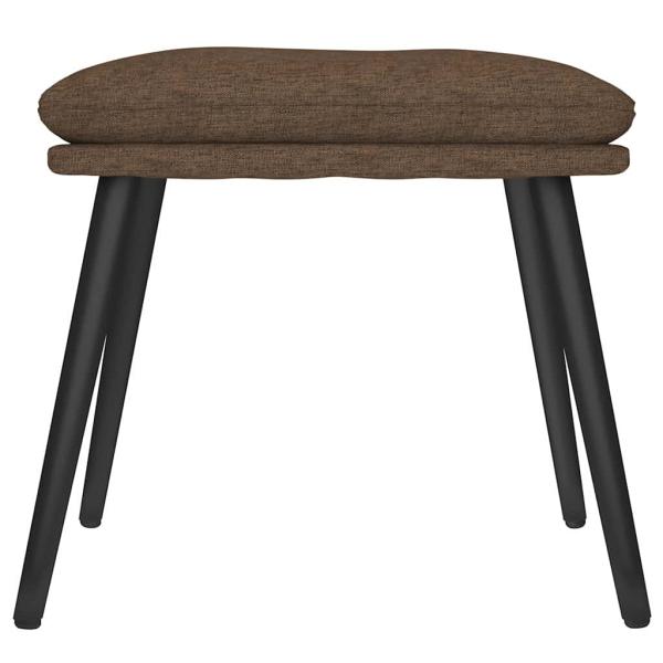 Fu?hocker Braun 45x29,5x35 cm Stoff