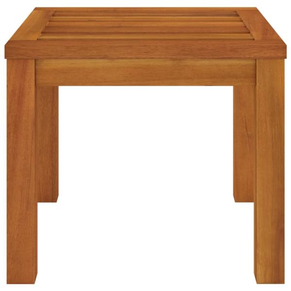 Gartenhocker mit Kissen 2 Stk. 40x40x34 cm Massivholz Akazie