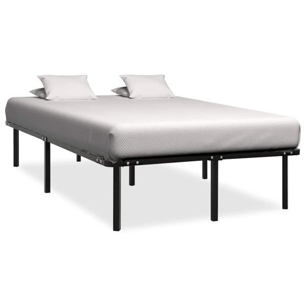 ARDEBO.de - Bettgestell Schwarz Metall 160×200 cm