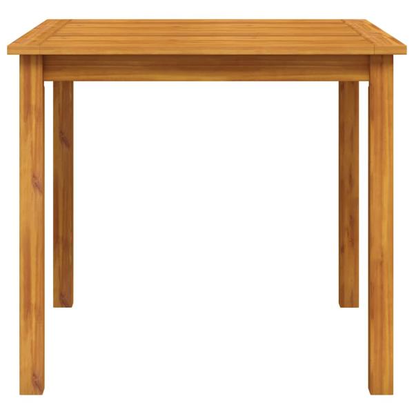Gartentisch 85x85x74 cm Massivholz Akazie