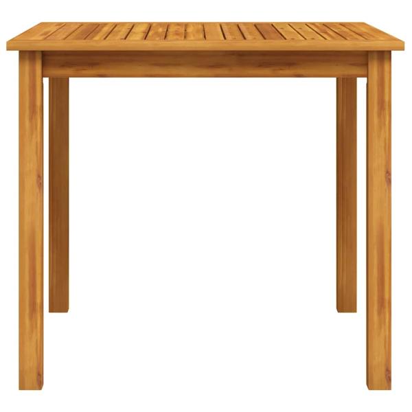 Gartentisch 85x85x74 cm Massivholz Akazie