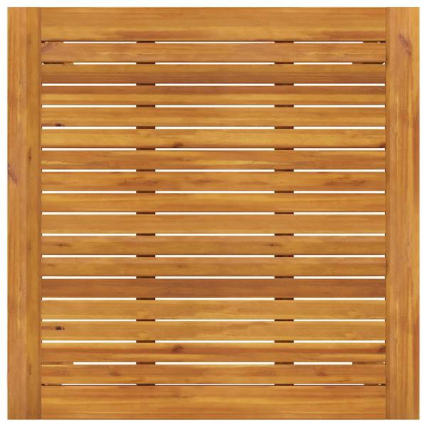 Gartentisch 85x85x74 cm Massivholz Akazie