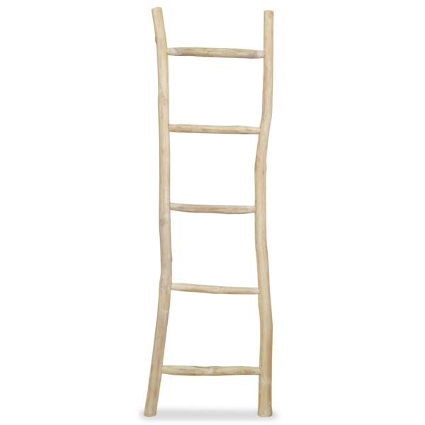 ARDEBO.de - Handtuchhalter Leiter mit 5 Sprossen Teak 45 x 150 cm