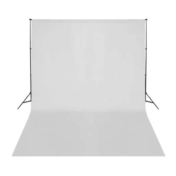 Fotohintergrund ohne Ständer Baumwolle Weiß 500x300 cm