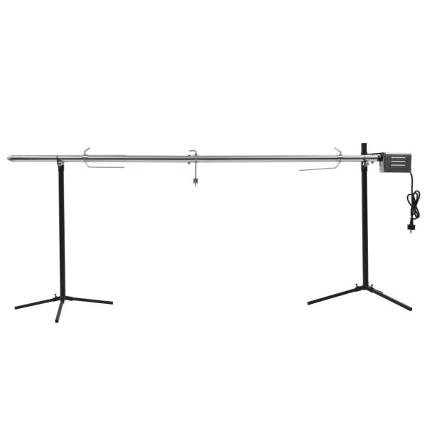ARDEBO.de - Automatischer Grillspieß mit Motor Edelstahl 207×45×81 cm
