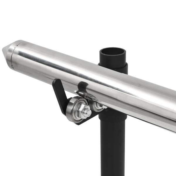 Automatischer Grillspieß mit Motor Edelstahl 207×45×81 cm
