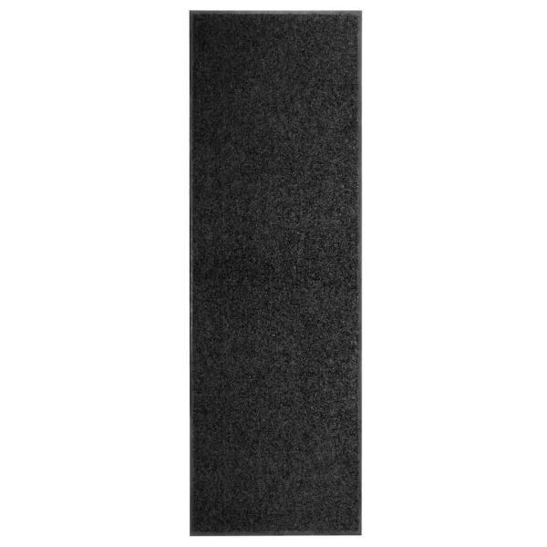 ARDEBO.de - Fußmatte Waschbar Schwarz 60x180 cm