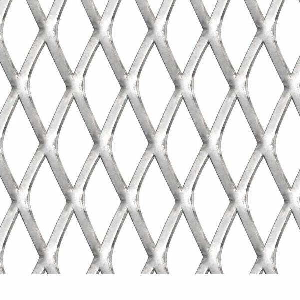 Gittermatte Streckmetall Edelstahl 100x85 cm 45x20x4 mm