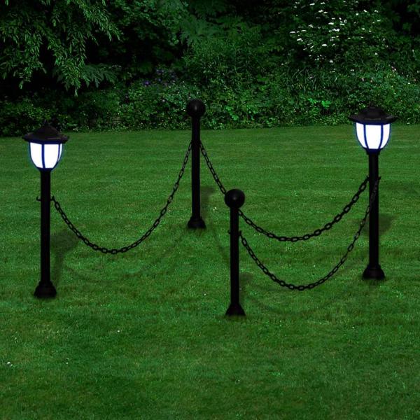 ARDEBO.de - 2x LED Lampe Solarleuchte Außenlampe Gartenleuchte Laterne