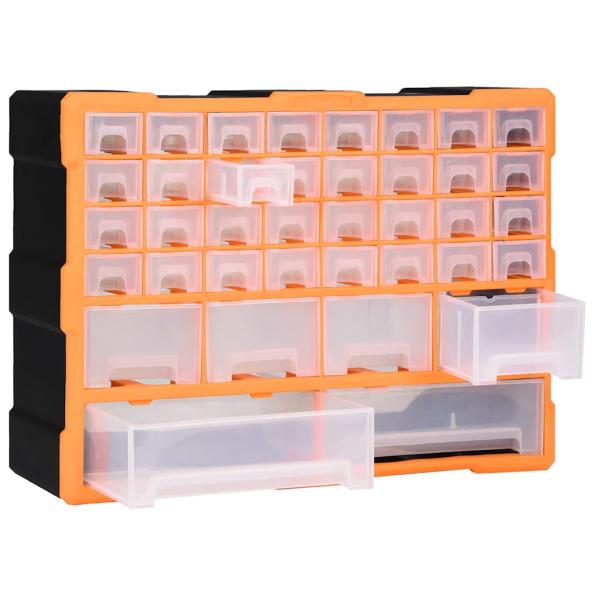 Multi-Schubladen-Organizer mit 38 Schubladen 52x16x37,5 cm