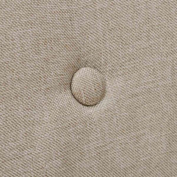 Esszimmerst?hle 2 Stk. Beige Stoff und Massivholz Eiche