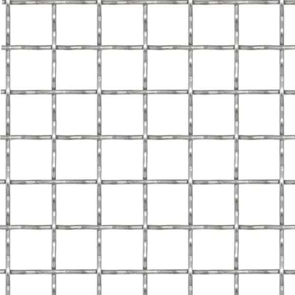 Wellengitter Edelstahl 100x85 cm 31x31x3 mm
